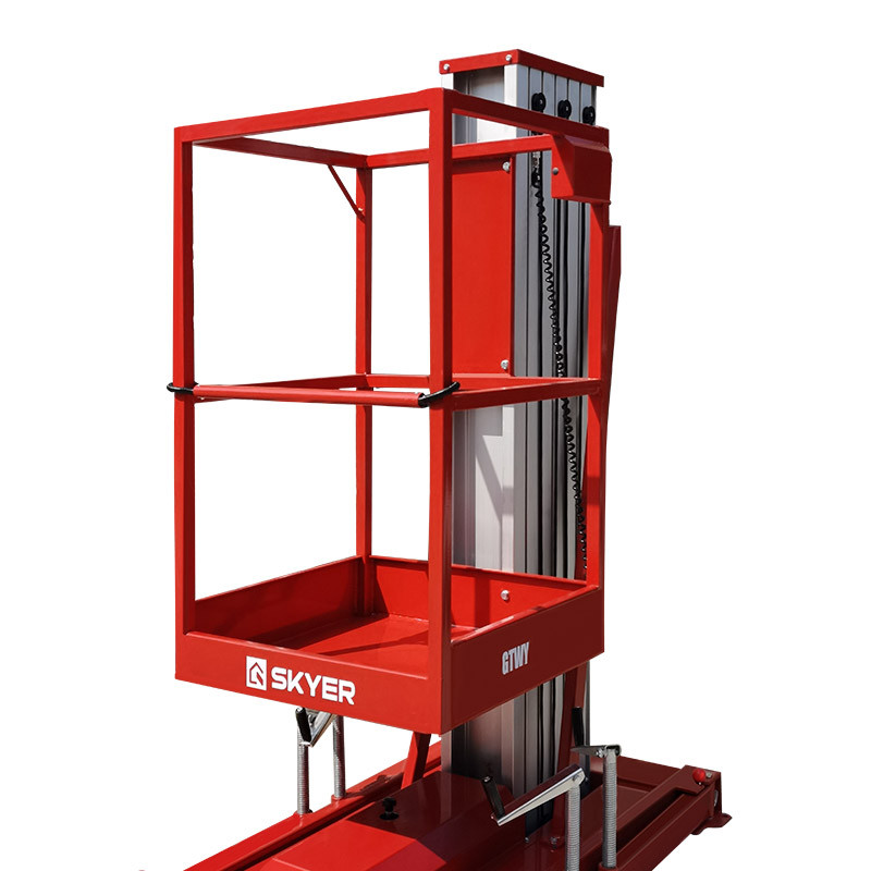 Одномачтовый подъемник SKYER (высота 6 м, от сети и АКБ) GTWY6-100 AC/DC в наличии